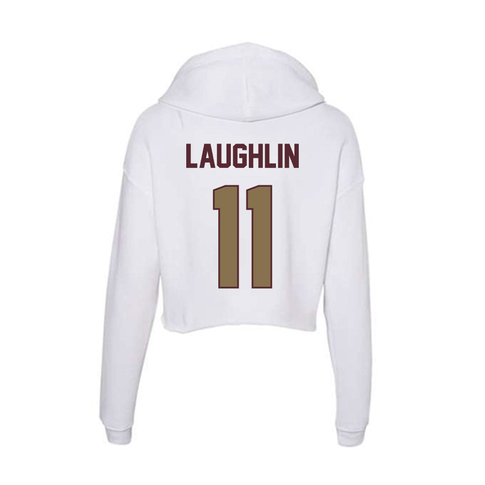 Texas State - NCAA Softball : Dani Laughlin - Women's Crop Fleece Hoodie-1
