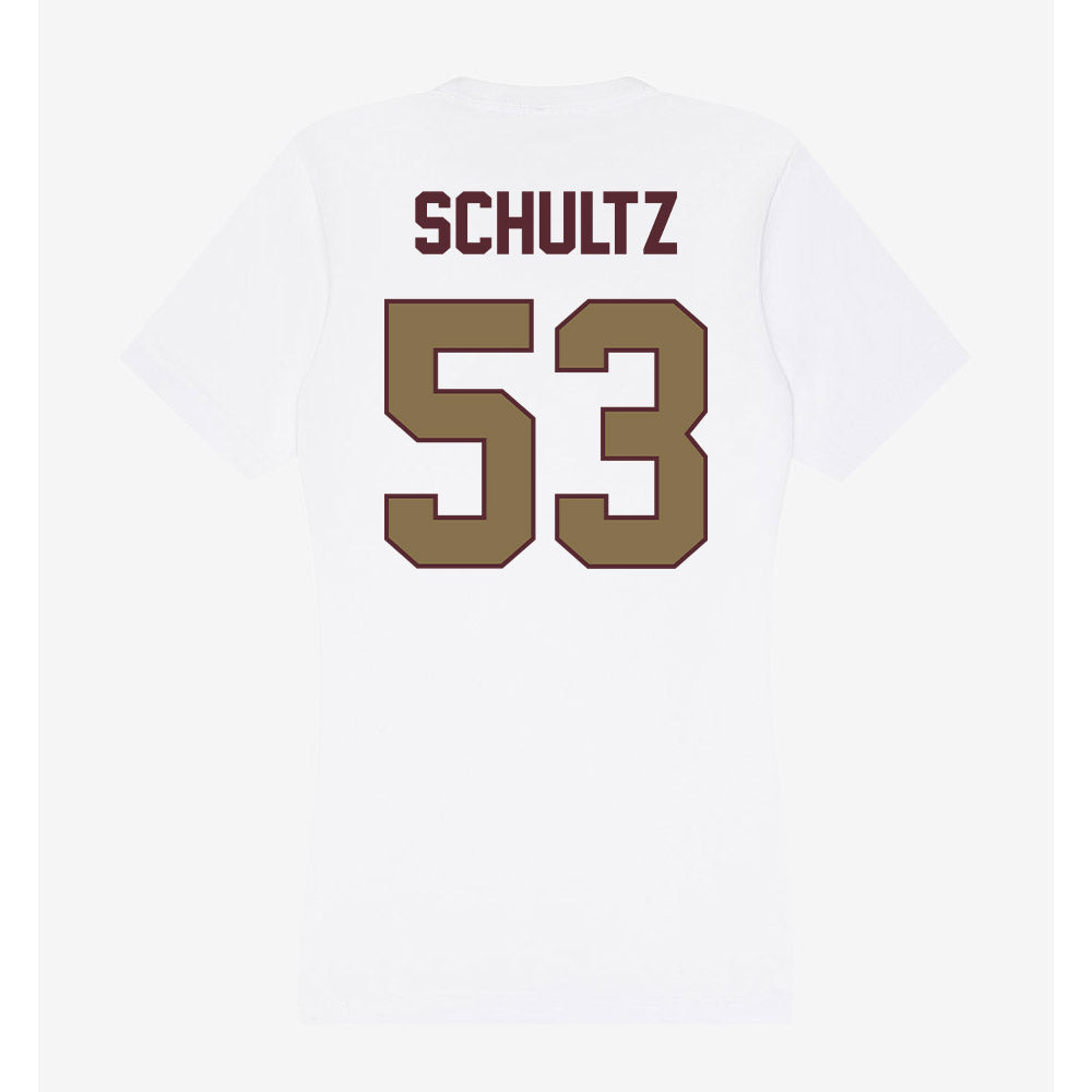 Texas State - NCAA Football : Cam Schultz - Women's V-Neck T-Shirt-1