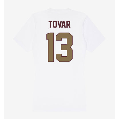 Texas State - NCAA Baseball : Jesus Tovar - Women's V-Neck T-Shirt-1