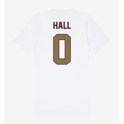 Texas State - NCAA Men's Basketball : Dj Hall - Women's V-Neck T-Shirt-1