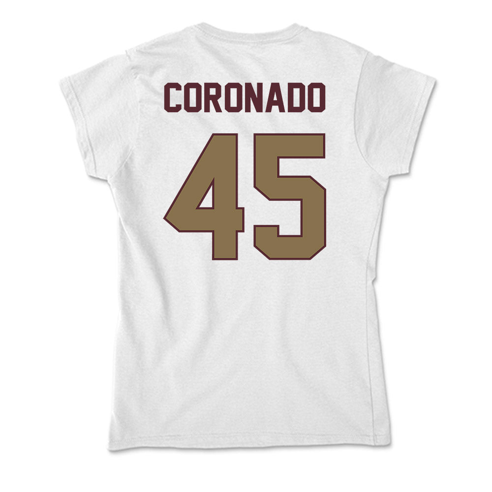 Texas State - NCAA Baseball : Victor Coronado - Soft Style Women’s T-Shirt-1