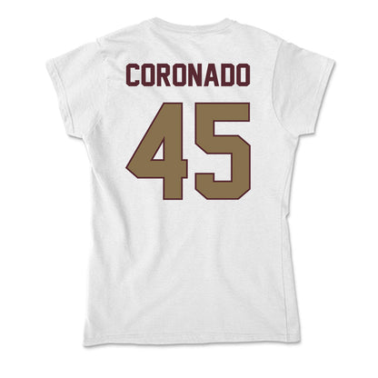 Texas State - NCAA Baseball : Victor Coronado - Soft Style Women’s T-Shirt-1