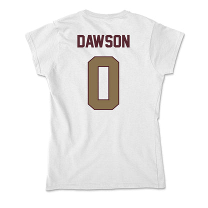 Texas State - NCAA Men's Basketball : Dylan Dawson - Soft Style Women’s T-Shirt-1