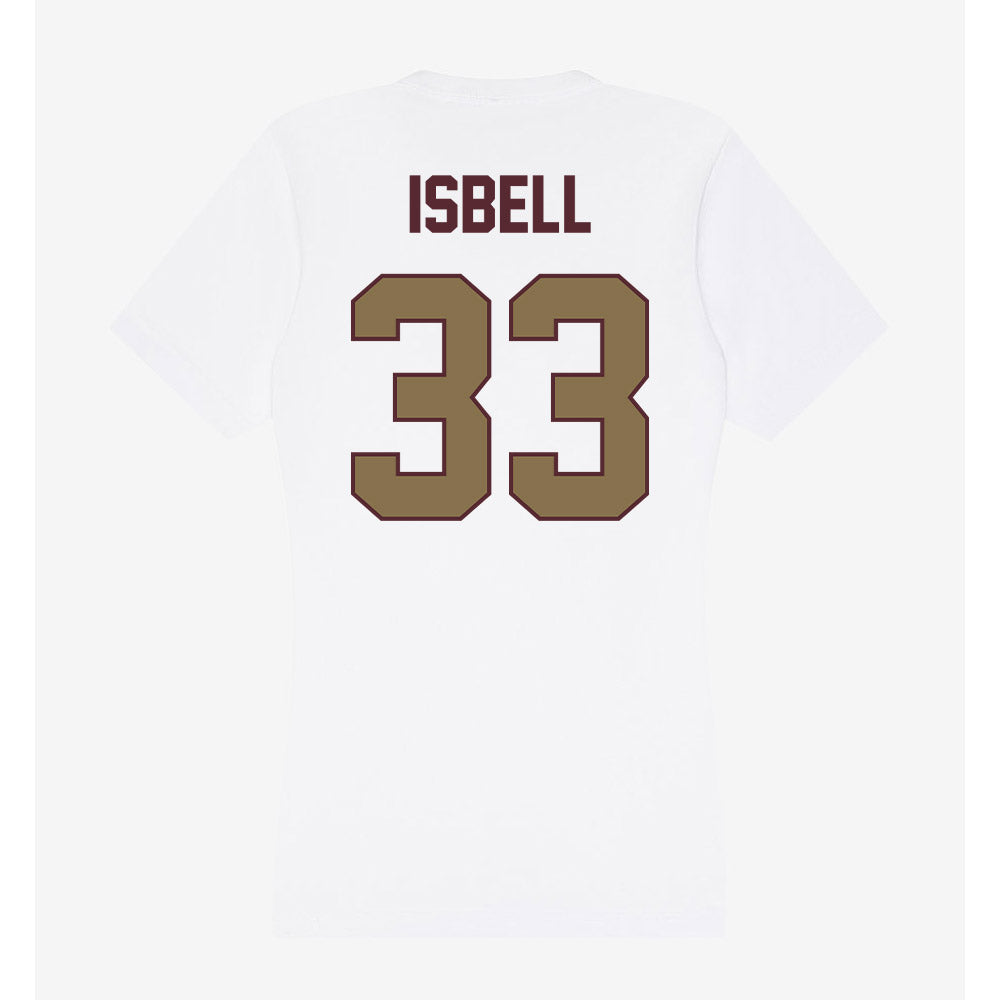 Texas State - NCAA Football : Blake Isbell - Women's V-Neck T-Shirt-1