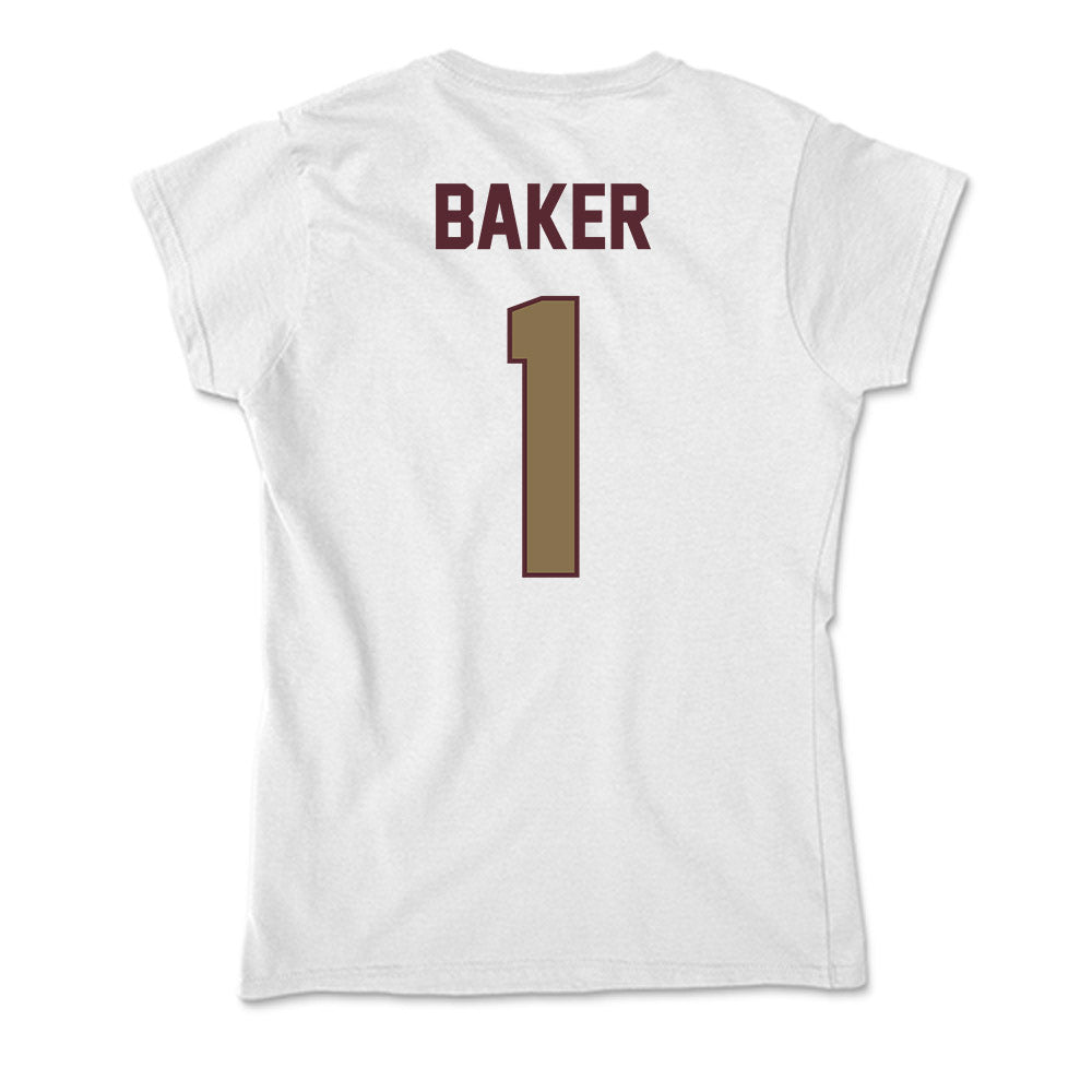 Texas State - NCAA Softball : Emilee Baker - Soft Style Women’s T-Shirt-1