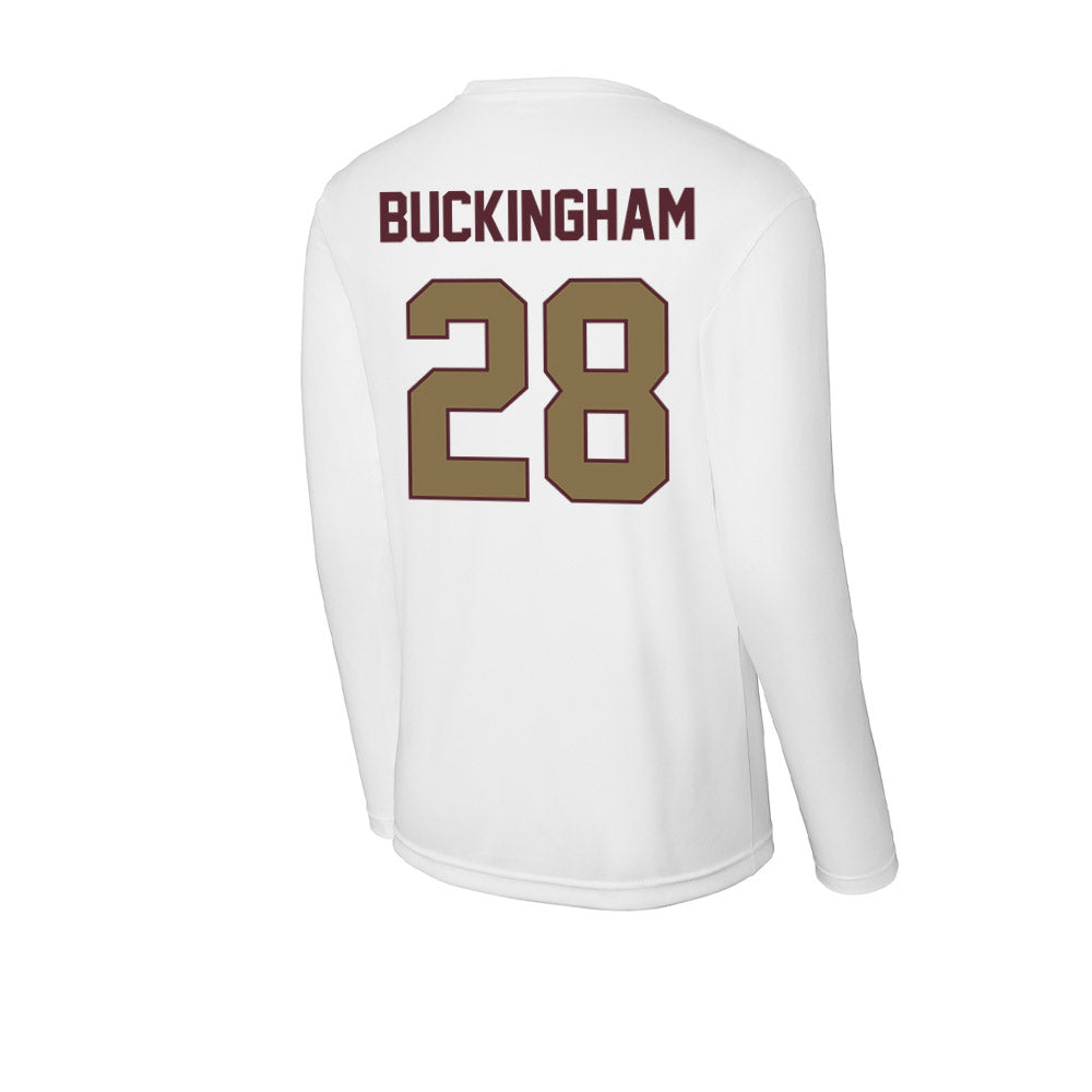 Texas State - NCAA Baseball : Dalton Buckingham - Activewear Long Sleeve T-Shirt