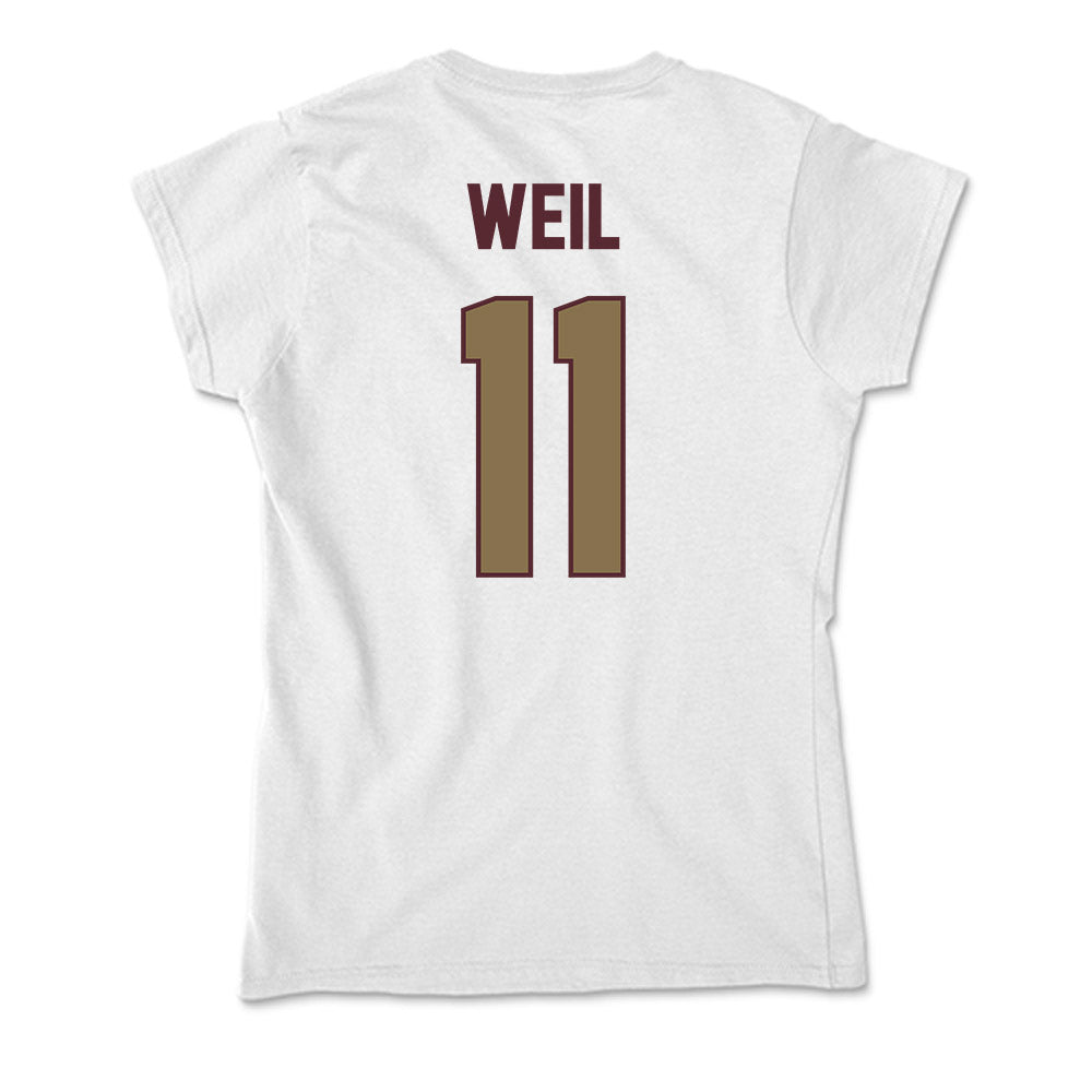 Texas State - NCAA Baseball : Kameron Weil - Soft Style Women’s T-Shirt-1