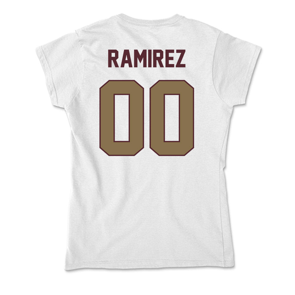 Texas State - NCAA Baseball : August Ramirez - Soft Style Women’s T-Shirt-1