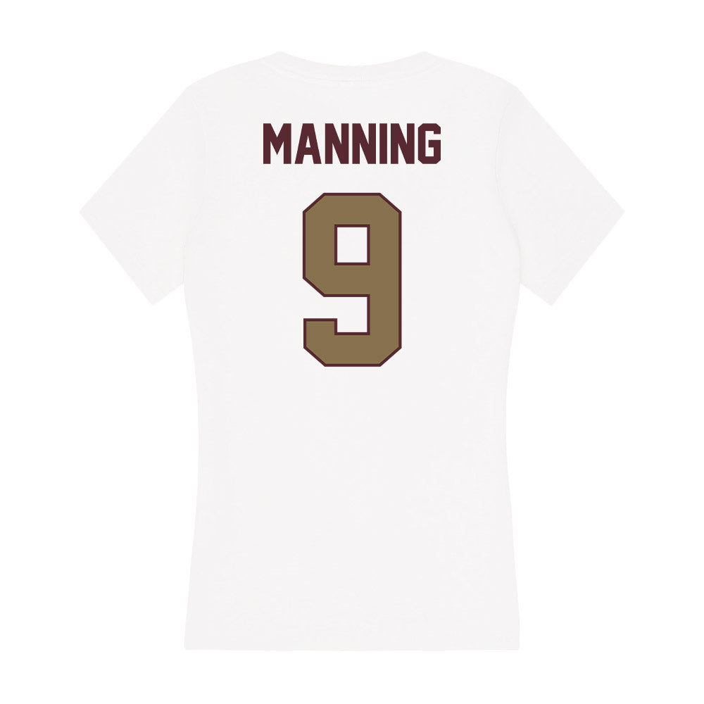 Texas State - NCAA Baseball : Cade Manning - Women's V-Neck T-Shirt-1