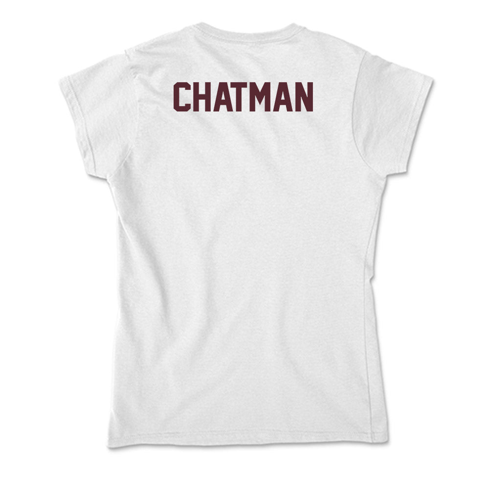 Texas State - NCAA Men's Track & Field : Senai Chatman - Soft Style Women’s T-Shirt-1
