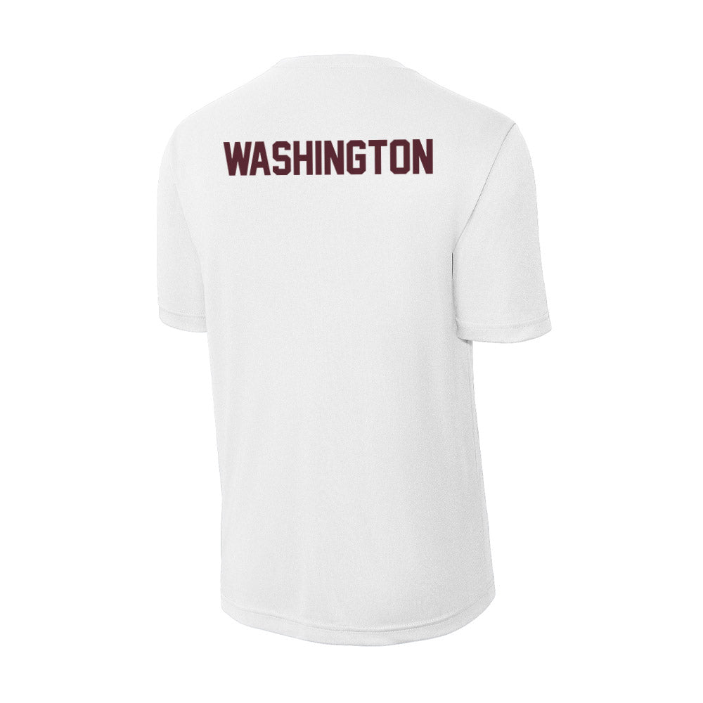 Texas State - NCAA Women's Track & Field : Sanaa Washington - Activewear T-Shirt-1