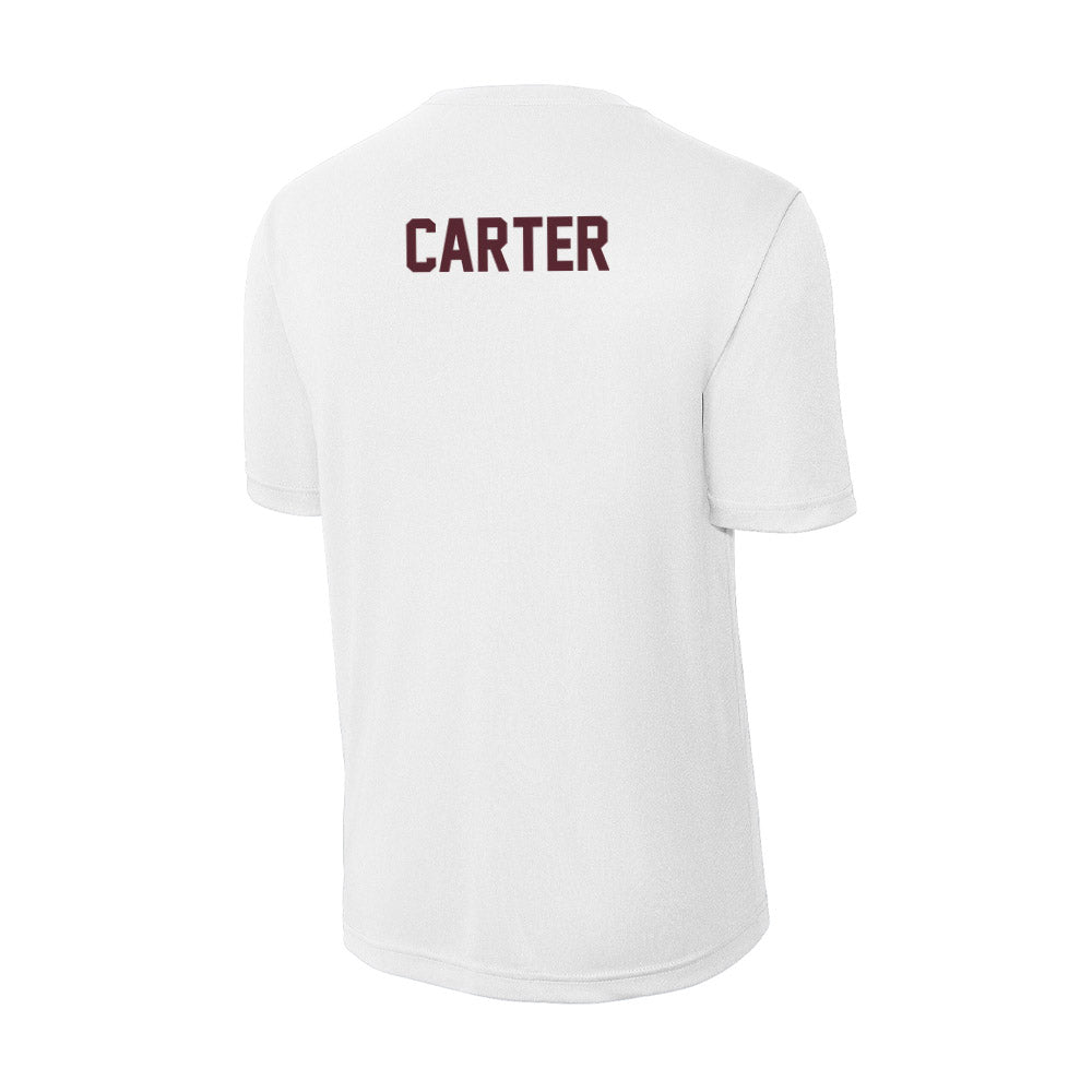 Texas State - NCAA Men's Track & Field : adam carter - Activewear T-Shirt-1