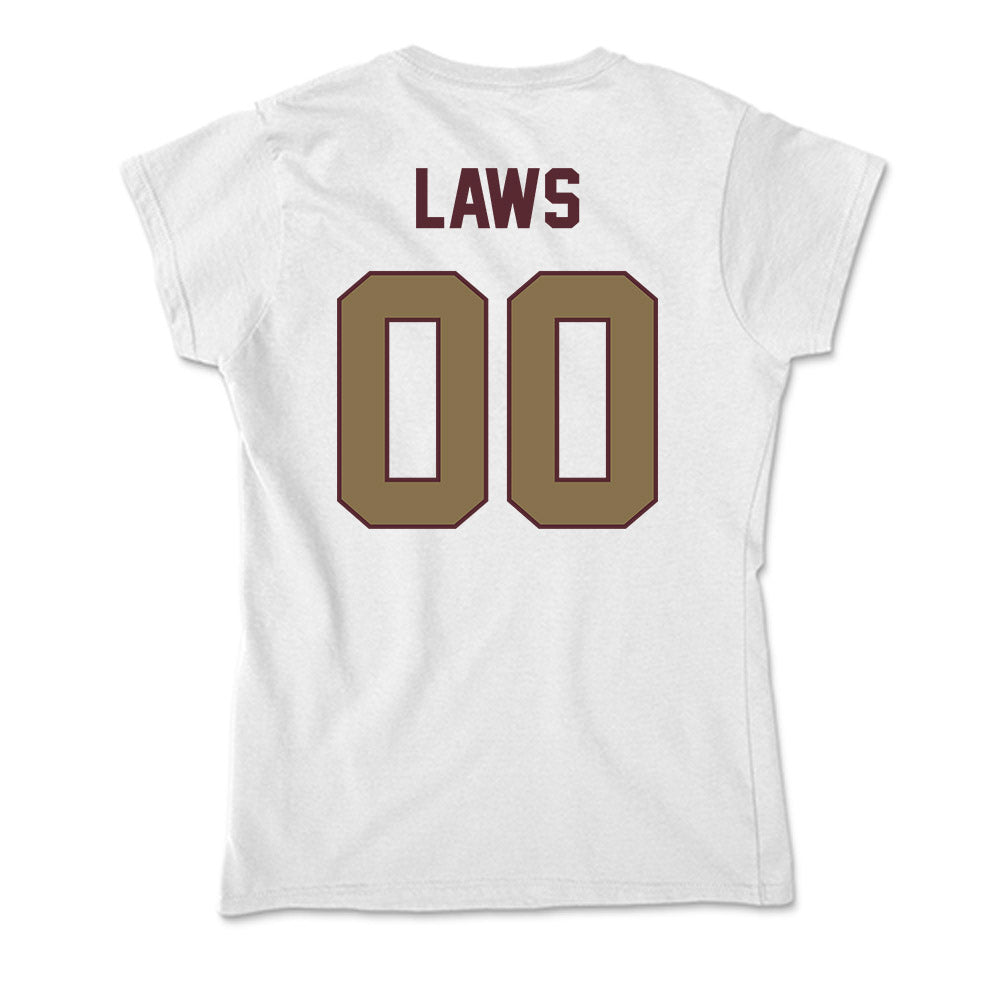 Texas State - NCAA Baseball : Carson Laws - Soft Style Women’s T-Shirt-1