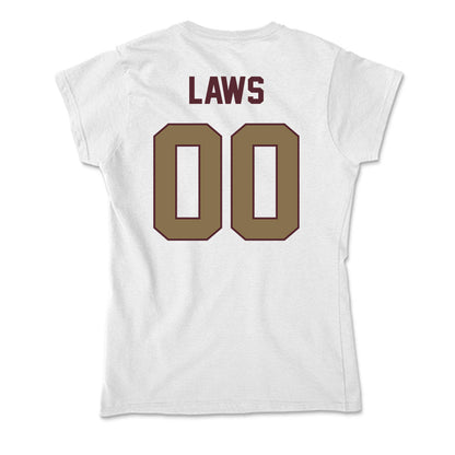 Texas State - NCAA Baseball : Carson Laws - Soft Style Women’s T-Shirt-1