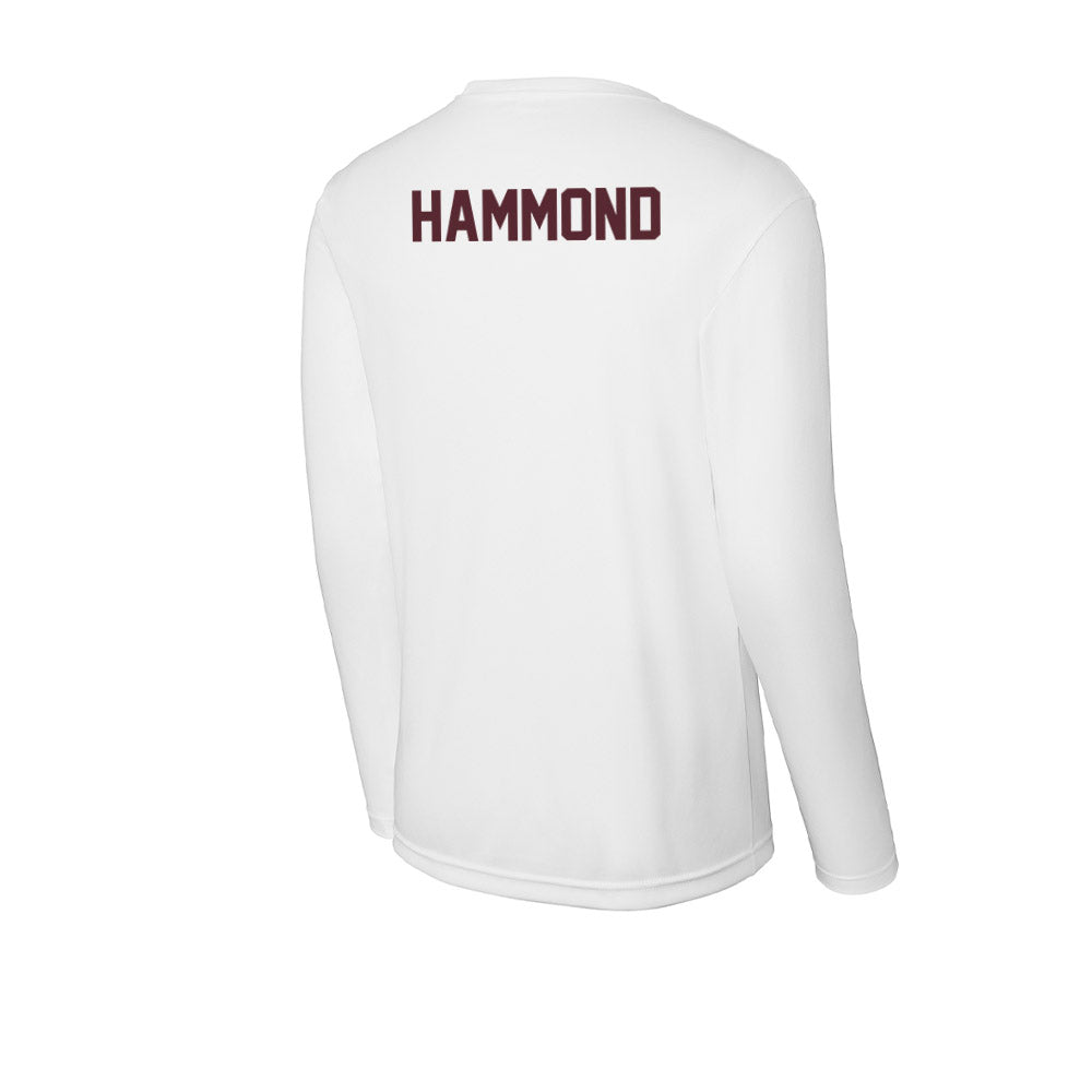 Texas State - NCAA Men's Track & Field : Easton Hammond - Activewear Long Sleeve T-Shirt