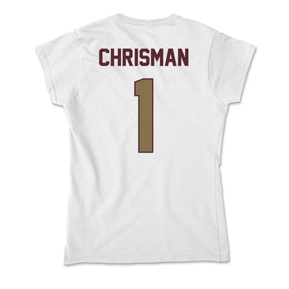 Texas State - NCAA Women's Soccer : Katelyn Chrisman - Soft Style Women’s T-Shirt-1