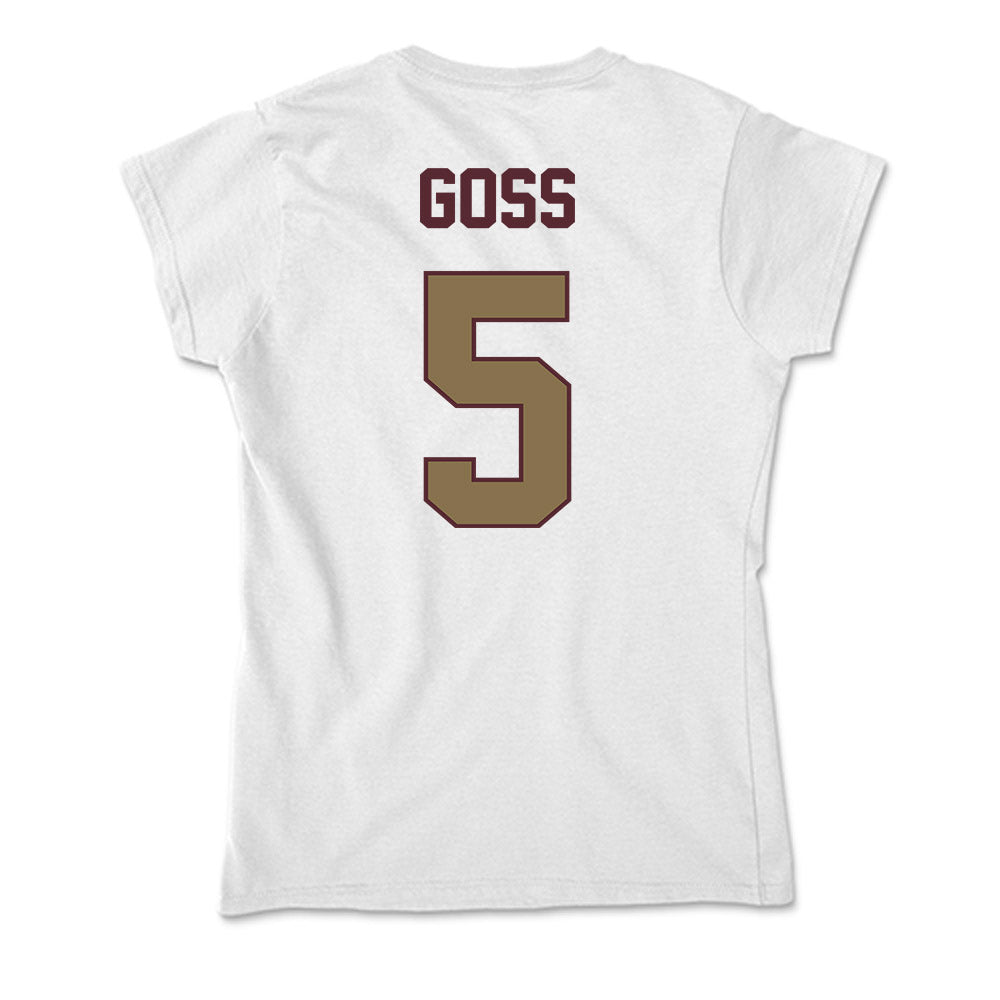 Texas State - NCAA Women's Soccer : Madi Goss - Soft Style Women’s T-Shirt-1