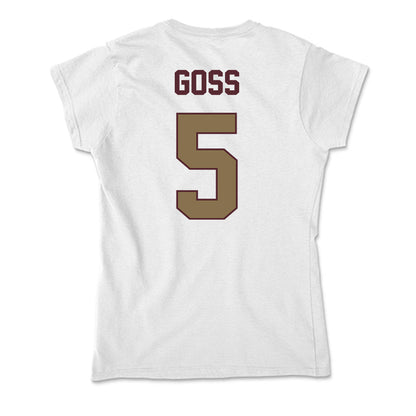 Texas State - NCAA Women's Soccer : Madi Goss - Soft Style Women’s T-Shirt-1