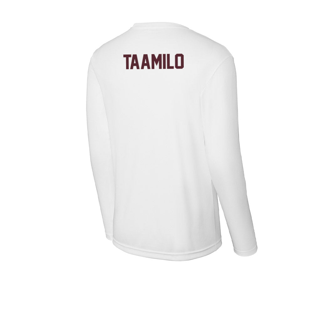  - NCAA Men's Track & Field : Edward Taamilo - Activewear Long Sleeve T-Shirt-1