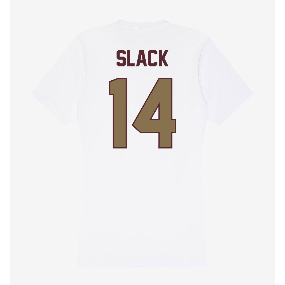 Texas State - NCAA Softball : Bailee Slack - Women's V-Neck T-Shirt-1