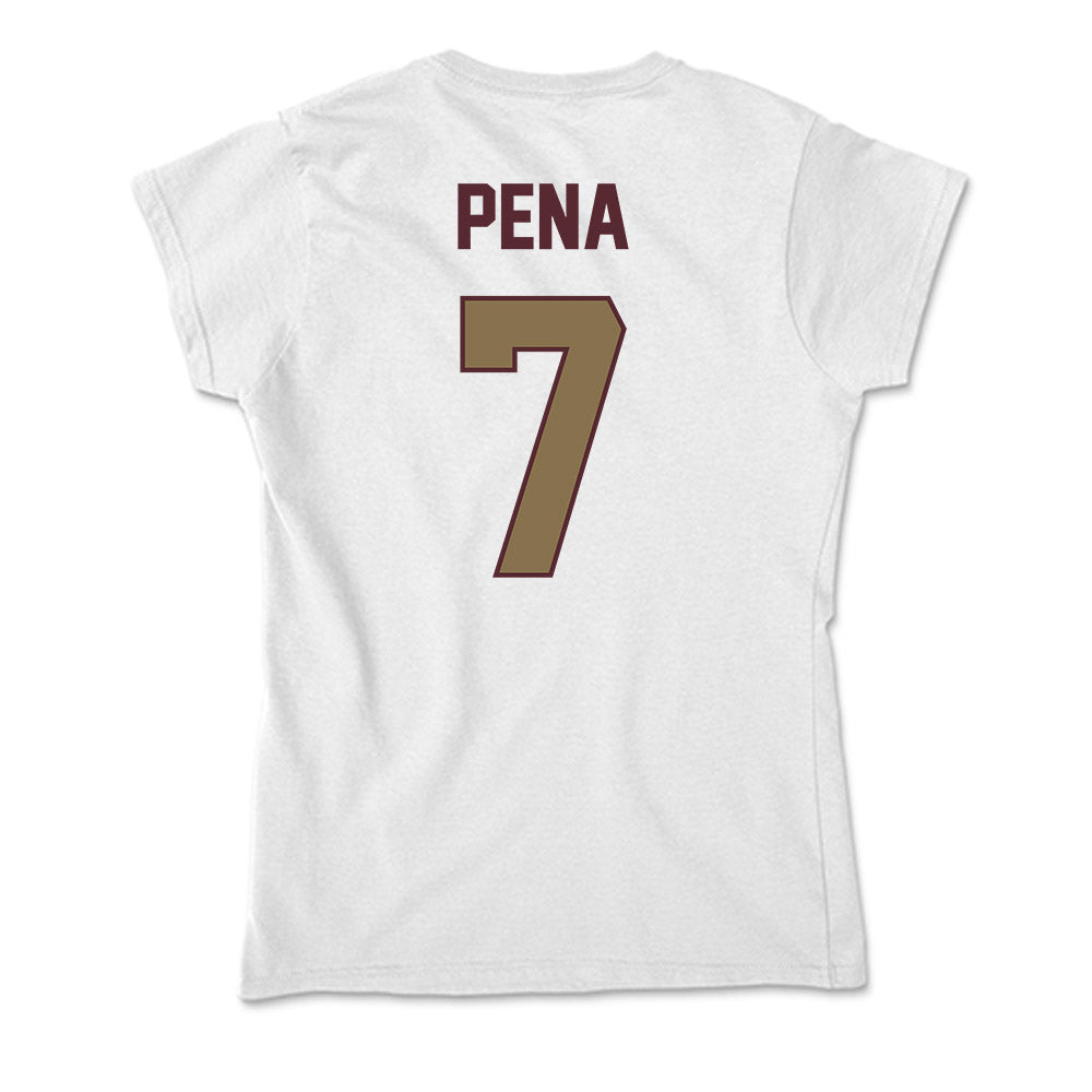 Texas State - NCAA Baseball : Daylan Pena - Soft Style Women’s T-Shirt-1