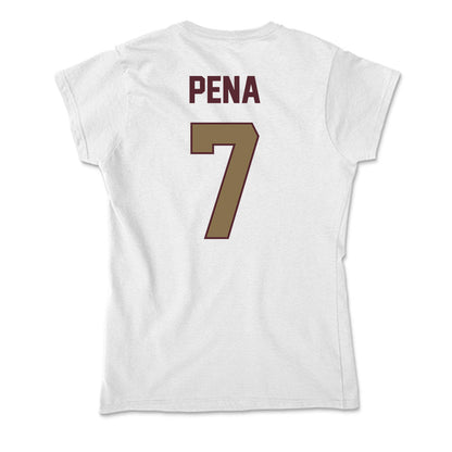 Texas State - NCAA Baseball : Daylan Pena - Soft Style Women’s T-Shirt-1