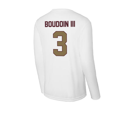 Texas State - NCAA Football : Michael Boudoin III - Activewear Long Sleeve T-Shirt-1