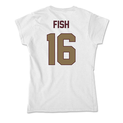 Texas State - NCAA Softball : Emily Fish - Soft Style Women’s T-Shirt-1