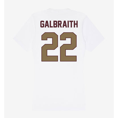 Texas State - NCAA Women's Basketball : Mia Galbraith - Women's V-Neck T-Shirt-1
