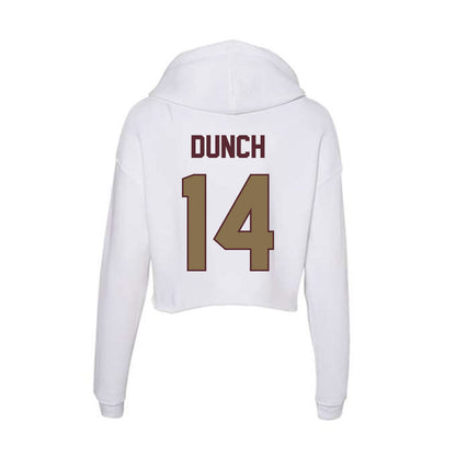 Texas State - NCAA Women's Soccer : Anna Dunch - Women's Crop Fleece Hoodie-1