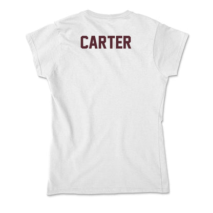 Texas State - NCAA Men's Track & Field : adam carter - Soft Style Women’s T-Shirt-1