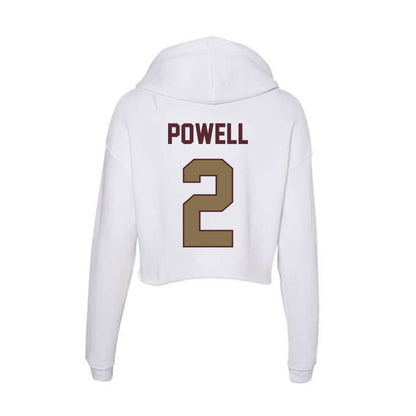 Texas State - NCAA Women's Soccer : Jessy Powell - Women's Crop Fleece Hoodie-1