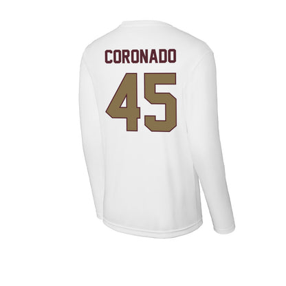 Texas State - NCAA Baseball : Victor Coronado - Activewear Long Sleeve T-Shirt-1