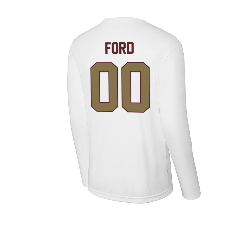 Texas State - NCAA Football : Noah Ford - Activewear Long Sleeve T-Shirt-1
