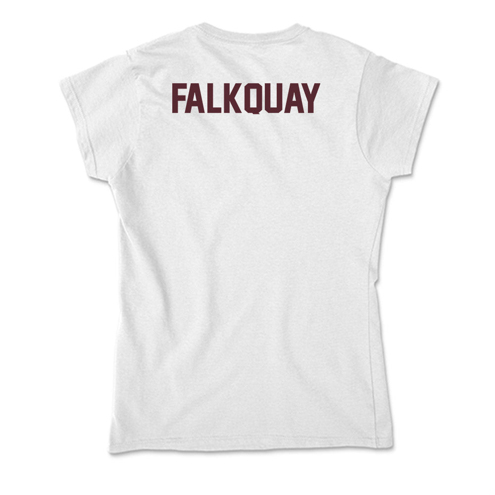 Texas State - NCAA Women's Track & Field : makhi falkquay - Soft Style Women’s T-Shirt-1