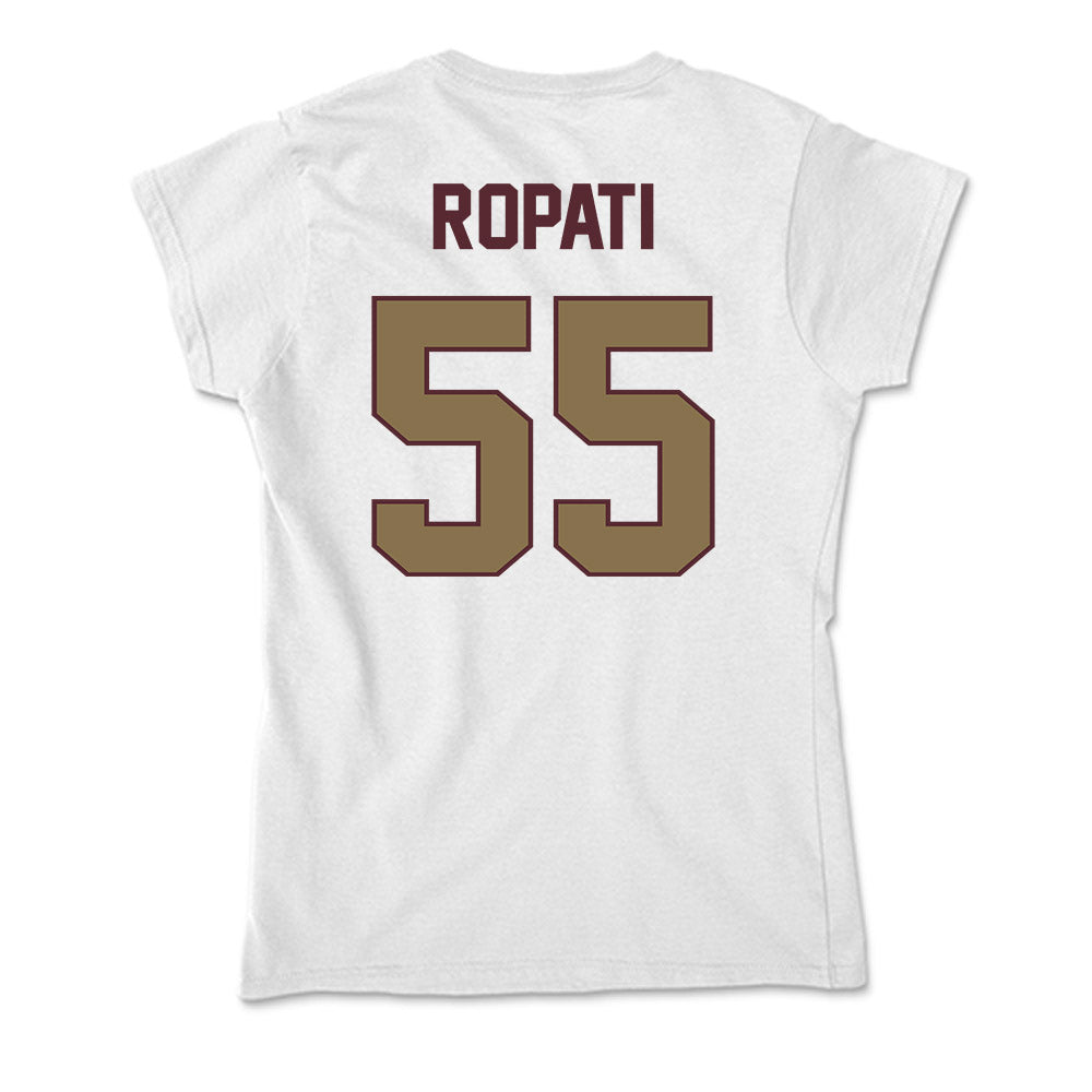 Texas State - NCAA Football : Etueni Ropati - Soft Style Women’s T-Shirt-1