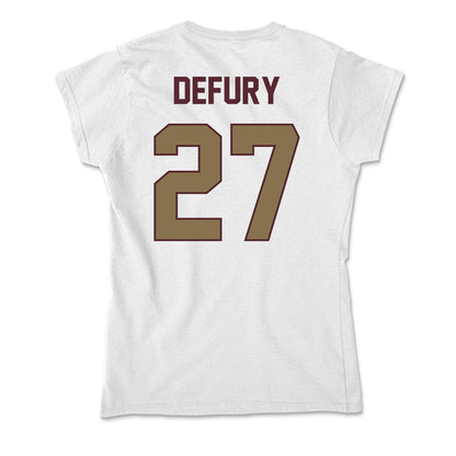 Texas State - NCAA Baseball : Coy DeFury - Soft Style Women’s T-Shirt-1
