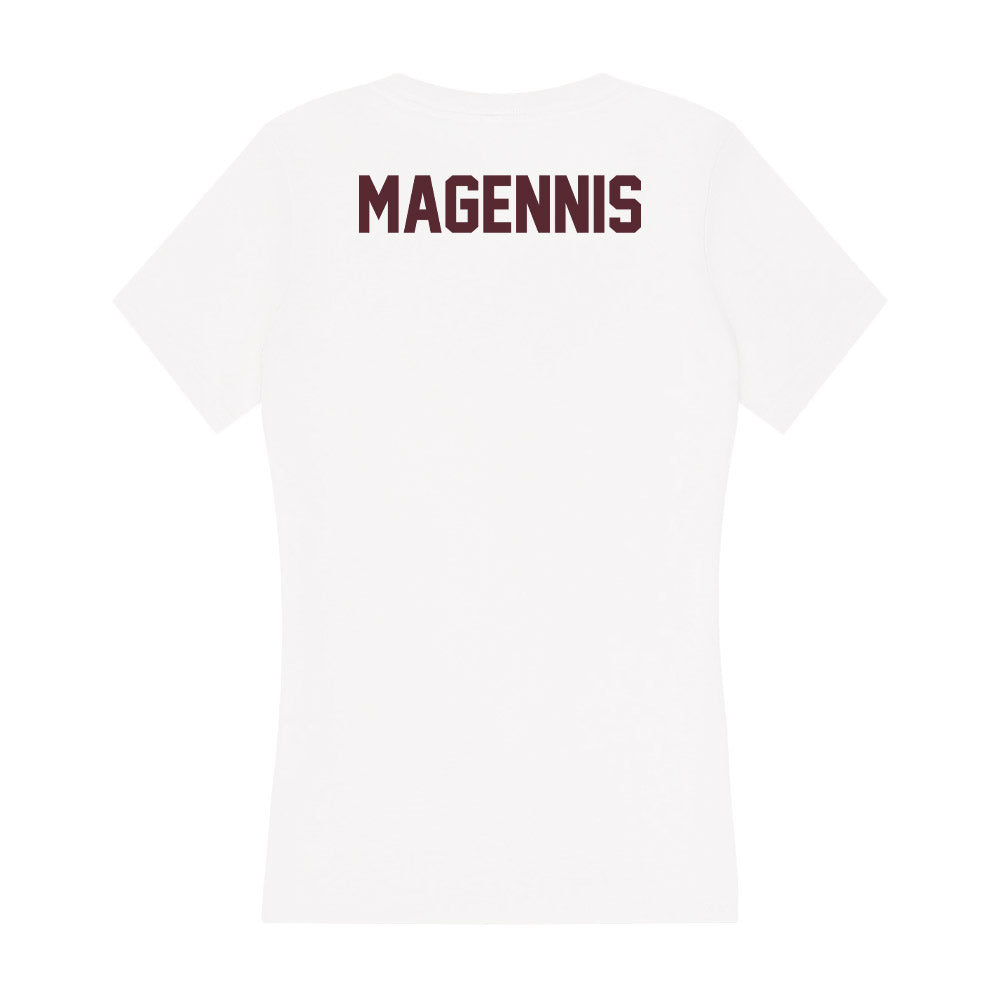Texas State - NCAA Women's Track & Field : Sydney Magennis - Women's V-Neck T-Shirt-1