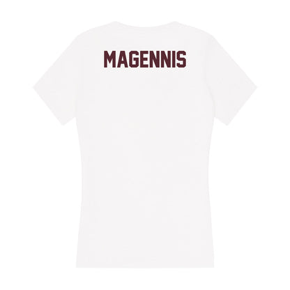 Texas State - NCAA Women's Track & Field : Sydney Magennis - Women's V-Neck T-Shirt-1