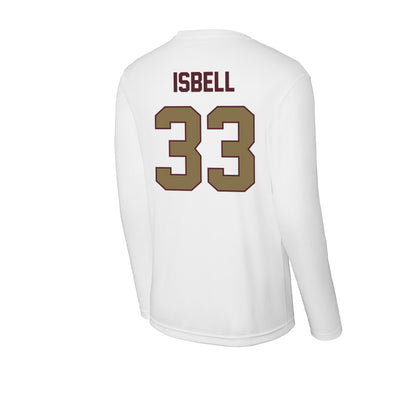 Texas State - NCAA Football : Blake Isbell - Activewear Long Sleeve T-Shirt-1