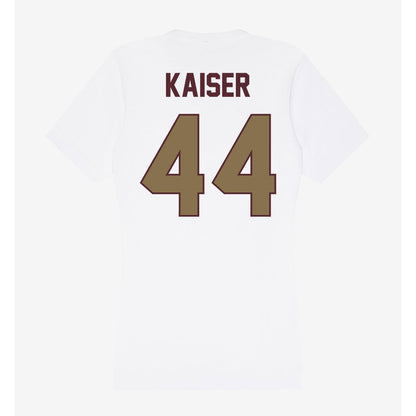 Texas State - NCAA Football : Karson Kaiser - Women's V-Neck T-Shirt-1
