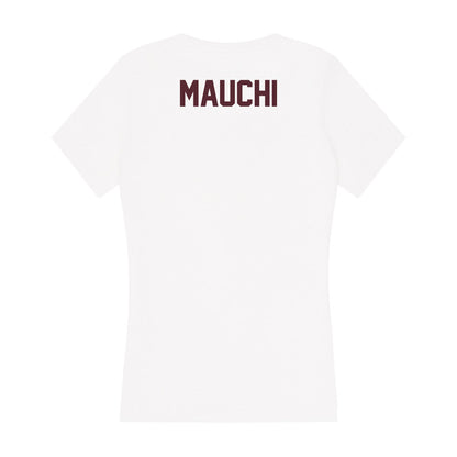 Texas State - NCAA Women's Tennis : Tadiwanashe Mauchi - Women's V-Neck T-Shirt-1