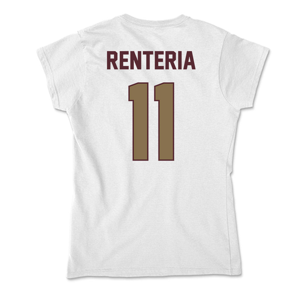 Texas State - NCAA Softball : Ava Renteria - Soft Style Women’s T-Shirt-1