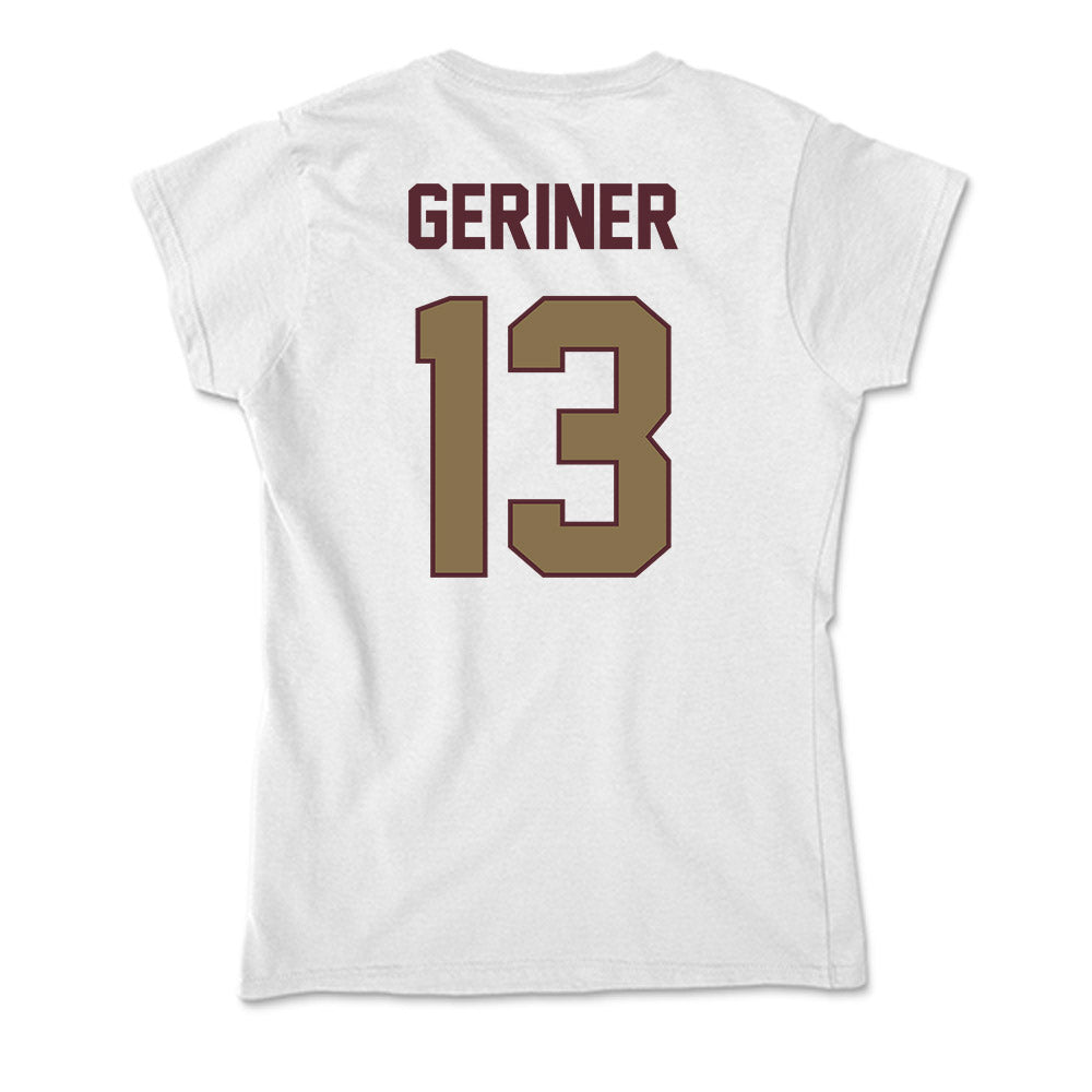 Texas State - NCAA Football : Holden Geriner - Soft Style Women’s T-Shirt-1