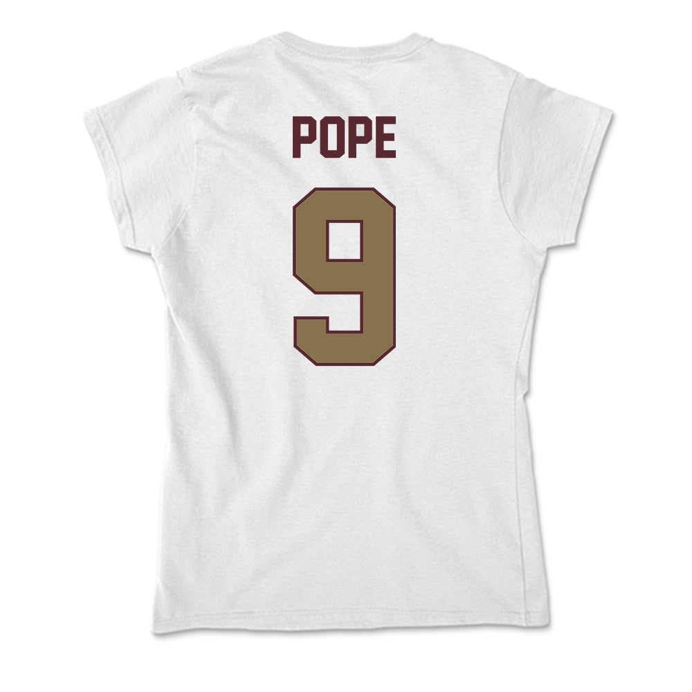 Texas State - NCAA Men's Basketball : Tylan Pope - Soft Style Women’s T-Shirt-1