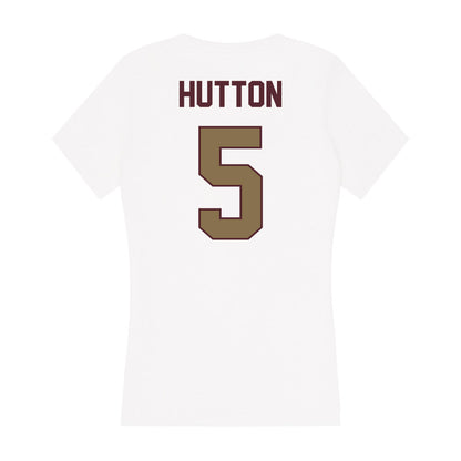 Texas State - NCAA Softball : Kamden Hutton - Women's V-Neck T-Shirt-1