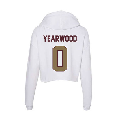 Texas State - NCAA Baseball : Alex Yearwood - Women's Crop Fleece Hoodie-1