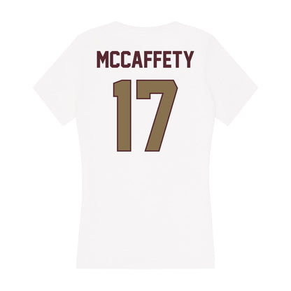 Texas State - NCAA Baseball : Rhett Mccaffety - Women's V-Neck T-Shirt-1