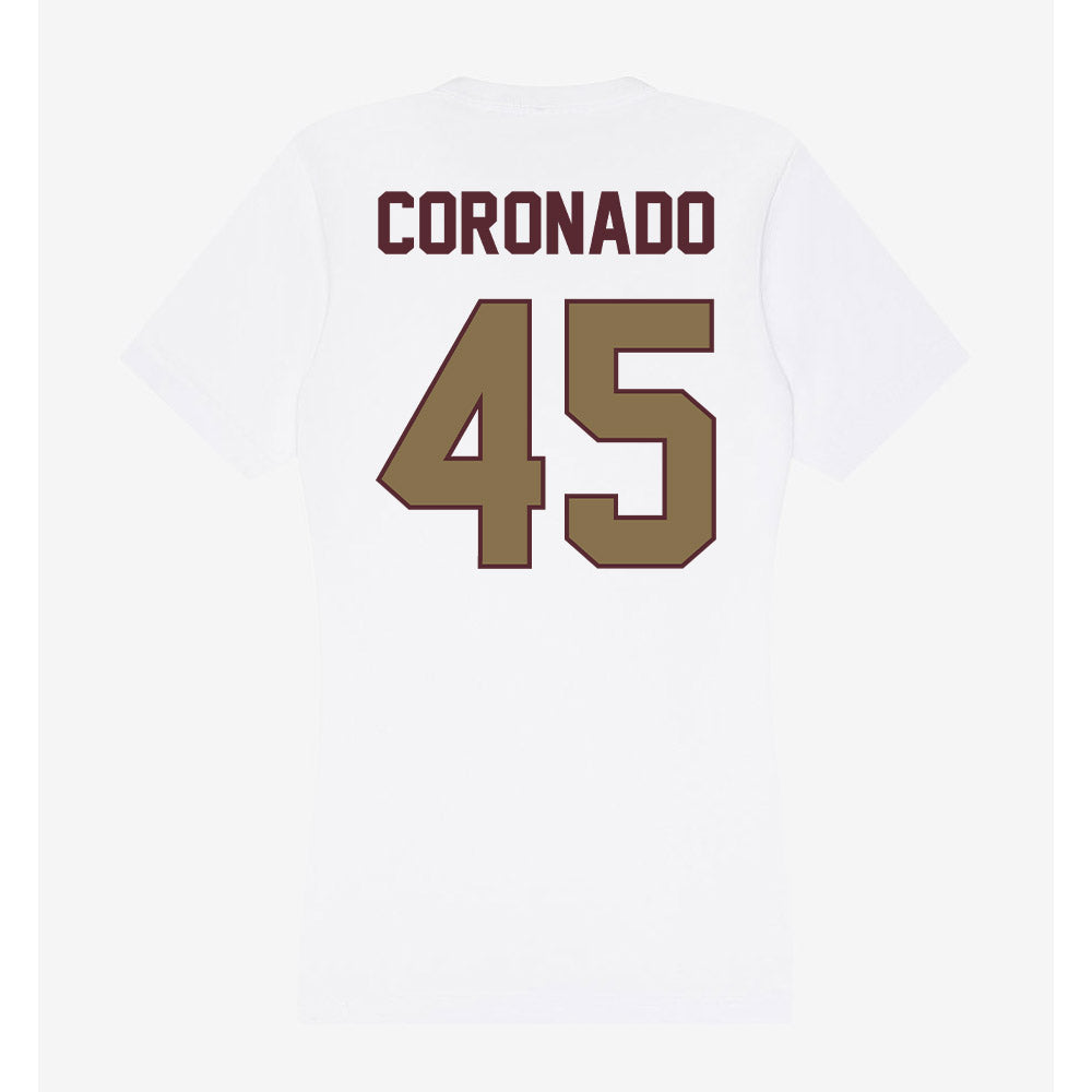 Texas State - NCAA Baseball : Victor Coronado - Women's V-Neck T-Shirt-1