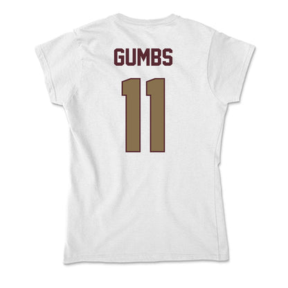 Texas State - NCAA Men's Basketball : Kaden Gumbs - Soft Style Women’s T-Shirt-1